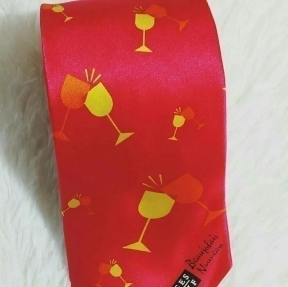 Georges Duboeuf Beaujolais Noveau Silk Neck Tie